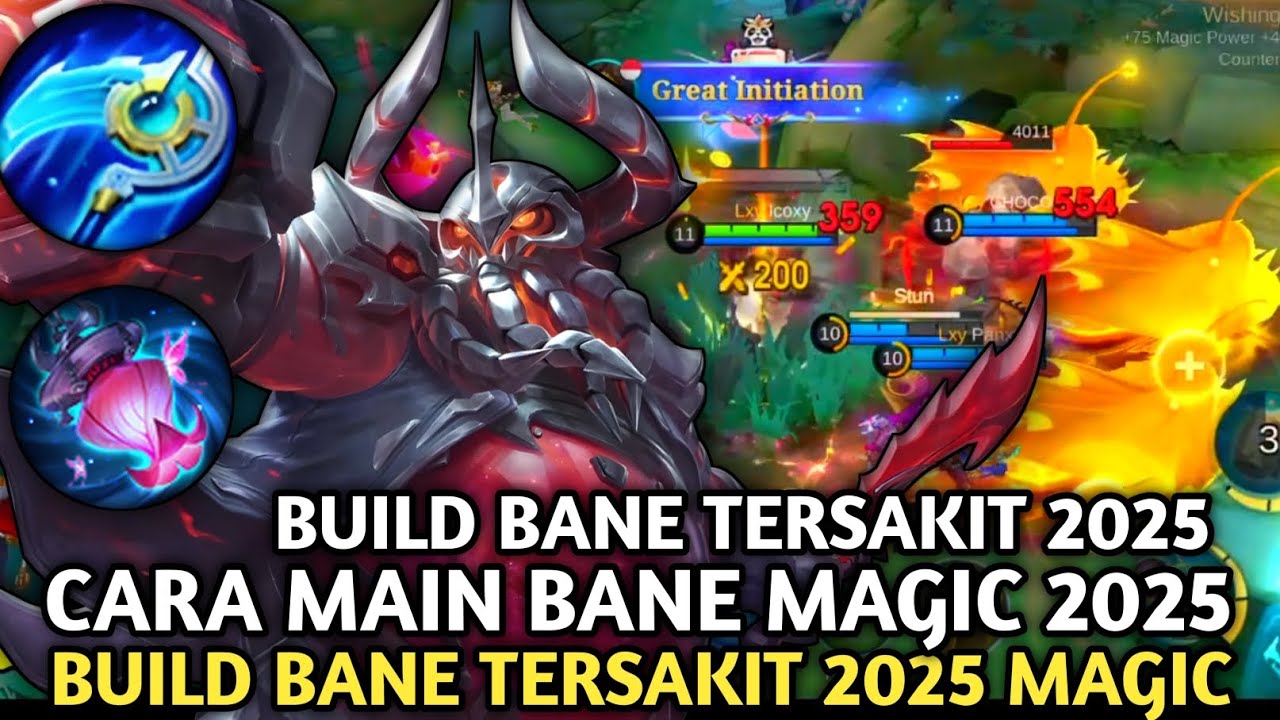 BANE MAGIC BELUM RAME! OVER POWER BANGET PADAHAL! BUILD BANE TERSAKIT 2025 BANE MAGIC 