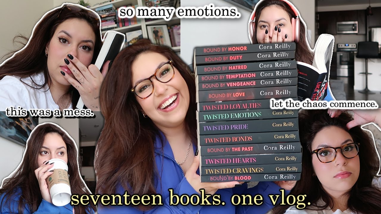 i read a 17 book series.. and it was a mess | cora reilly universe vlog (finally)