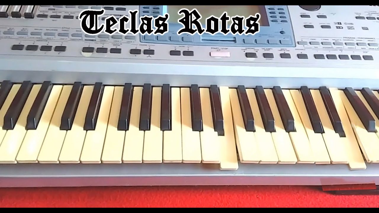 COMO REPARAR TECLAS ROTAS DE UN TECLADO KORG PA50