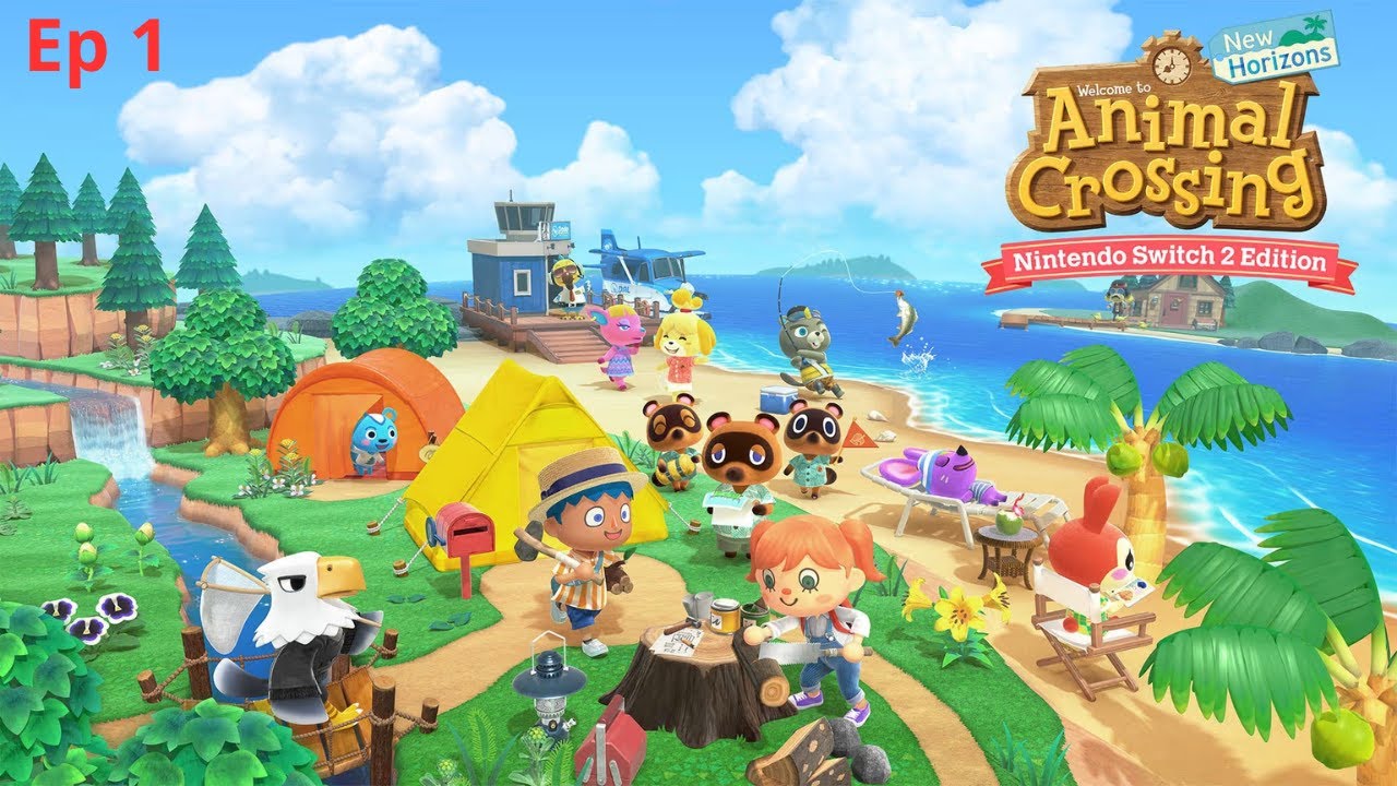 ANIMAL CROSSING NEW HORIZONS NS2 ÉDITION #1 BIENVENUE SUR MON ILE !