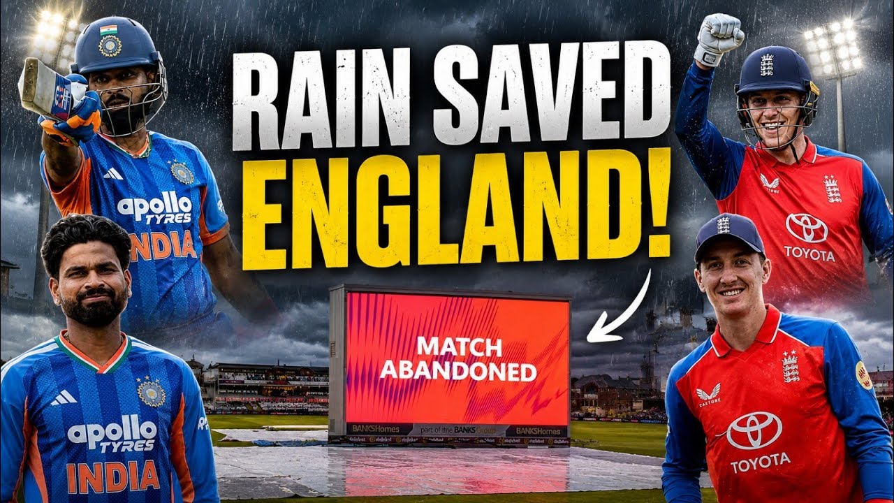 How Rain SAVED England From India's Wrath! (189/7)