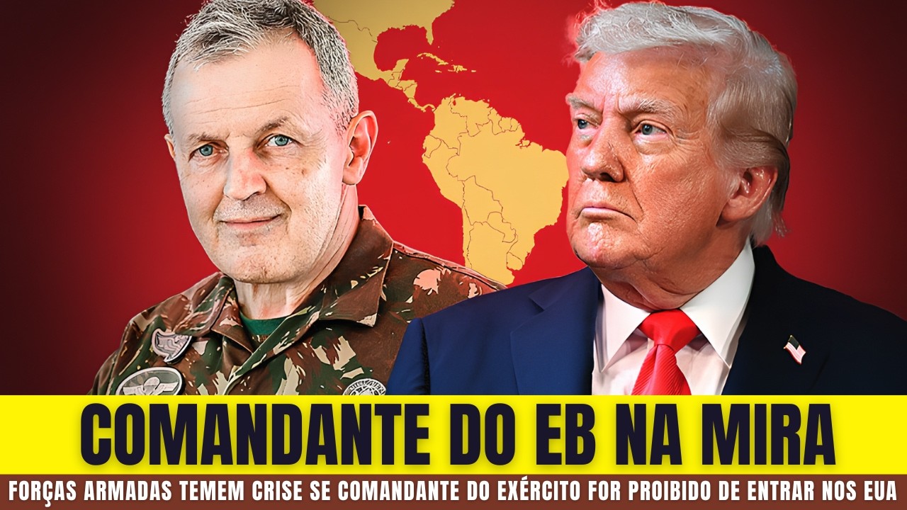 Comandante do Exército Brasileiro é o NOVO ALVO DE TRUMP