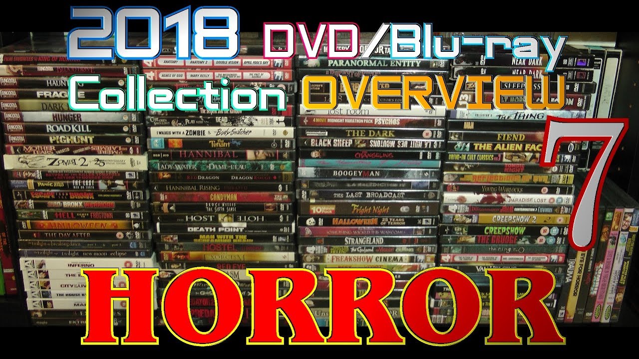 2018 DVD/Blu-ray Collection Overview 16 - Horror 7 - DVD Remnants