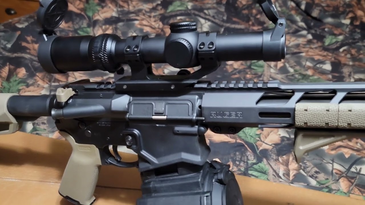 Added a Magpul D50 drum & FDE stock to my Ruger SFAR .308