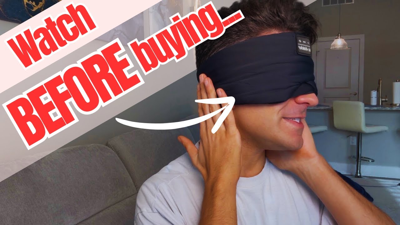 Review of LC-dolida Sleep Mask with Bluetooth Headphones, Ice Silk Sleep Headphones with Bluetoot