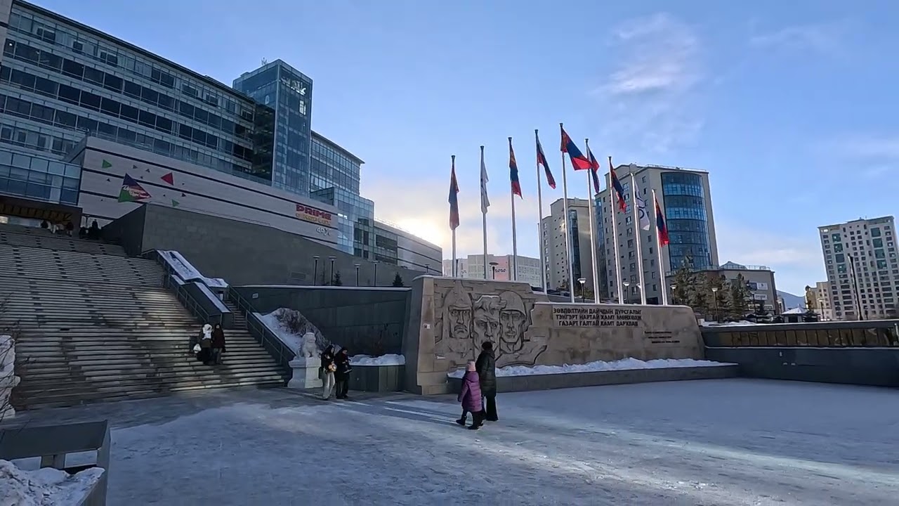 Just Walking | Gantig Villa - Zaisan Hill | Ulaanbaatar | 4K | 2025/12/28 15:45