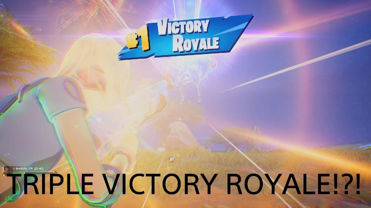 INSANE 3 VICTORY ROYALES WITH FRIENDS!!!