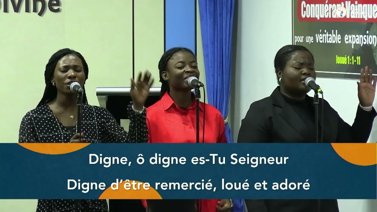 🎶Digne, oh ! digne es-tu Seigneur | Mon cœur tout entier à toi - Ancien Jean-Christophe DOGBRE