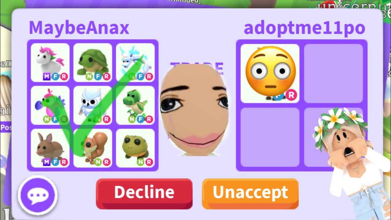 Trading In Adopt Me😳 HUGE/ RICH Trades!🥳 GIRAFFE?!