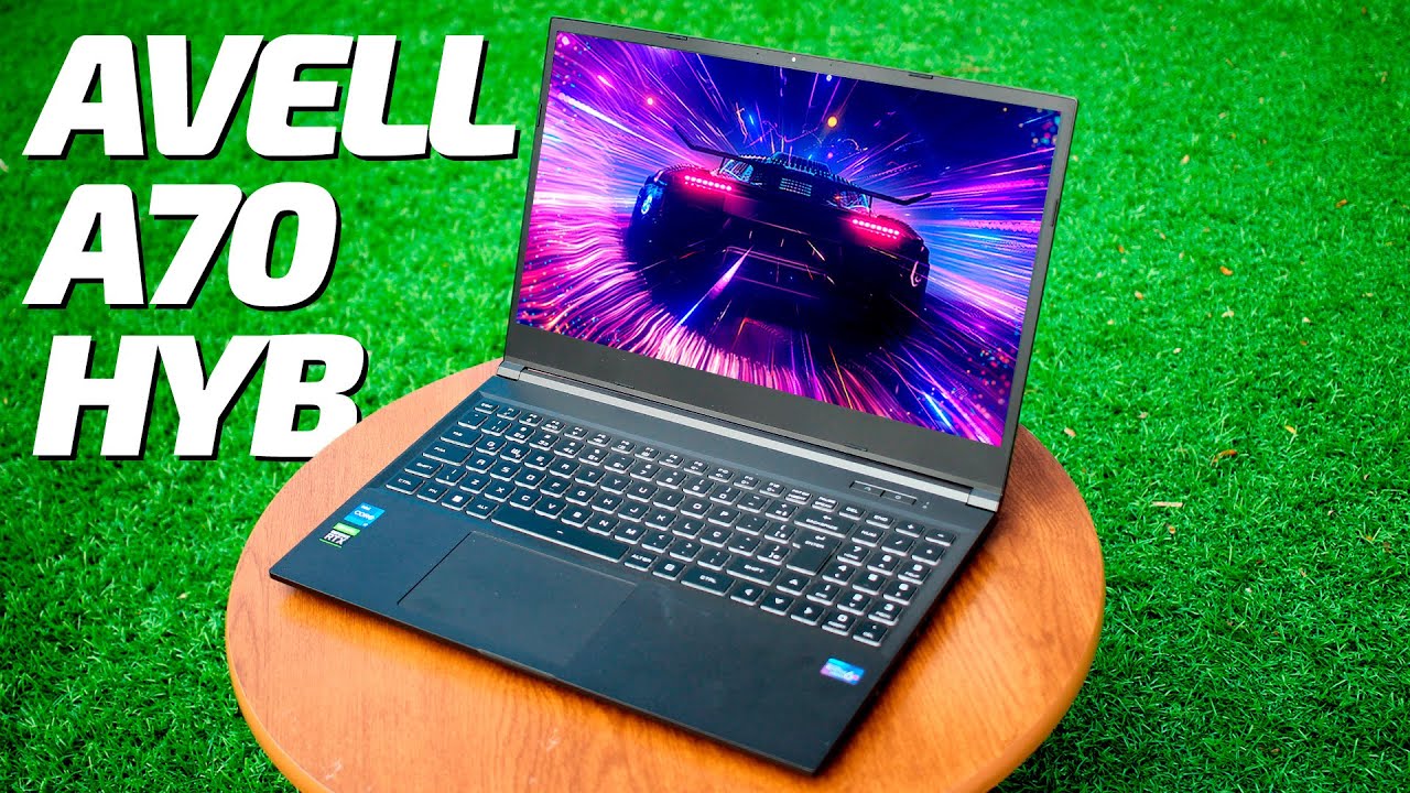 AVELL A70 HYB REVIEW // O NOTEBOOK mais PODEROSO que já TESTAMOS