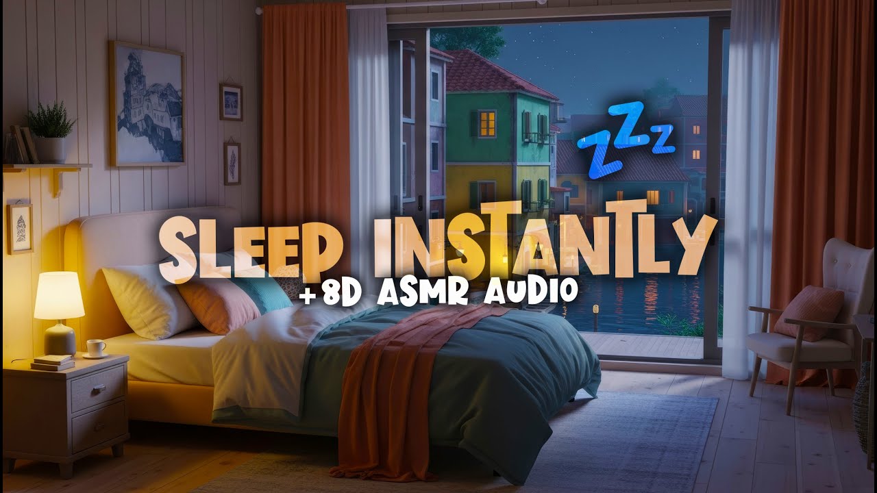 Sleep Instantly 💤 8D ASMR 1 Hz + Deep Calming Frequencies