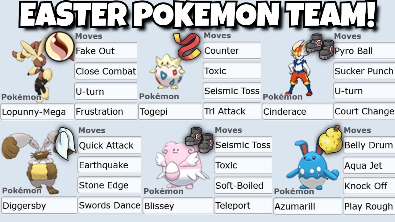 Pokemon Showdown but I ONLY use RABBIT and EGG POKEMON!