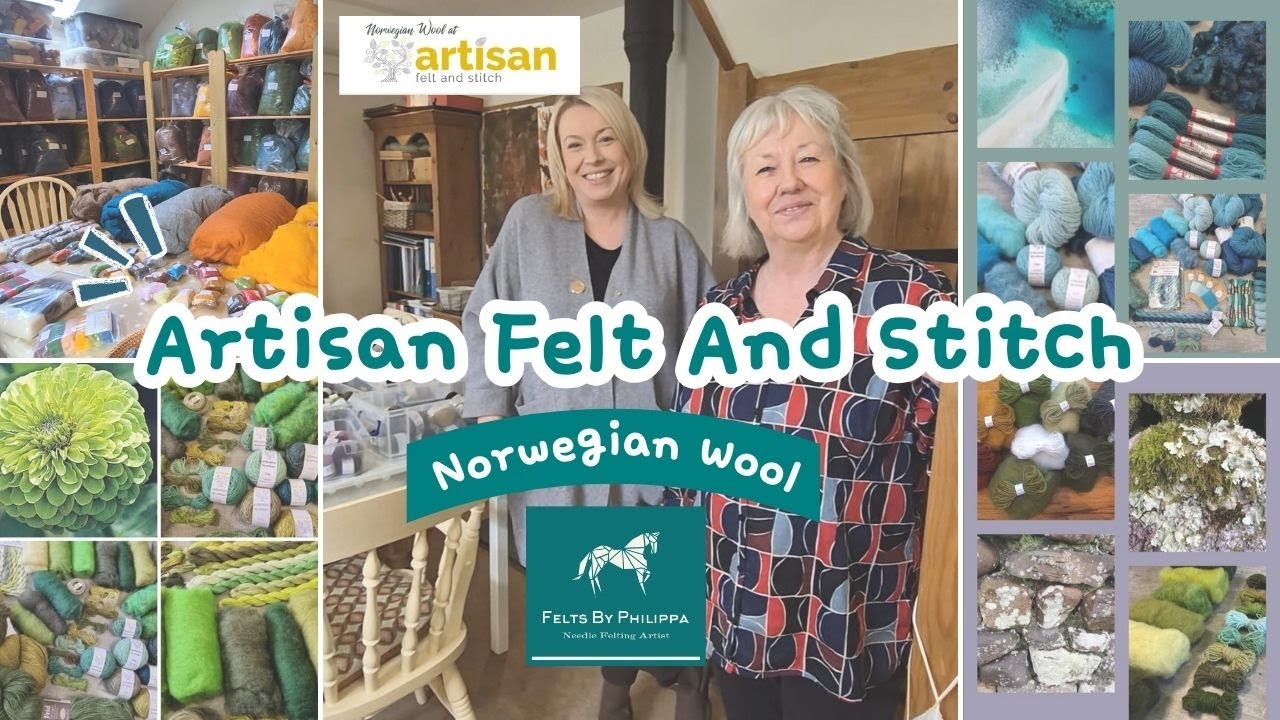 Lets have a look at some special needle felting wools!
