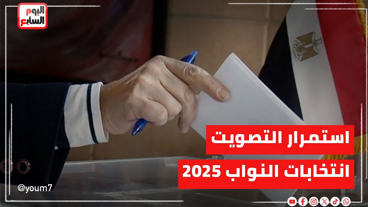 استمرار التصويت بثان أيام إعادة الانتخابات بـ19 دائرة ملغاة ضمن المرحلة الأولى لانتخابات النواب