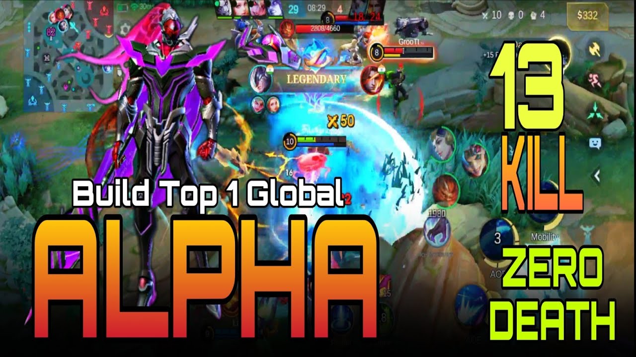 Alpha Top 1 Global Build 🔥 13 Kills Zero Death | MLBB Ranked Gameplay 2026