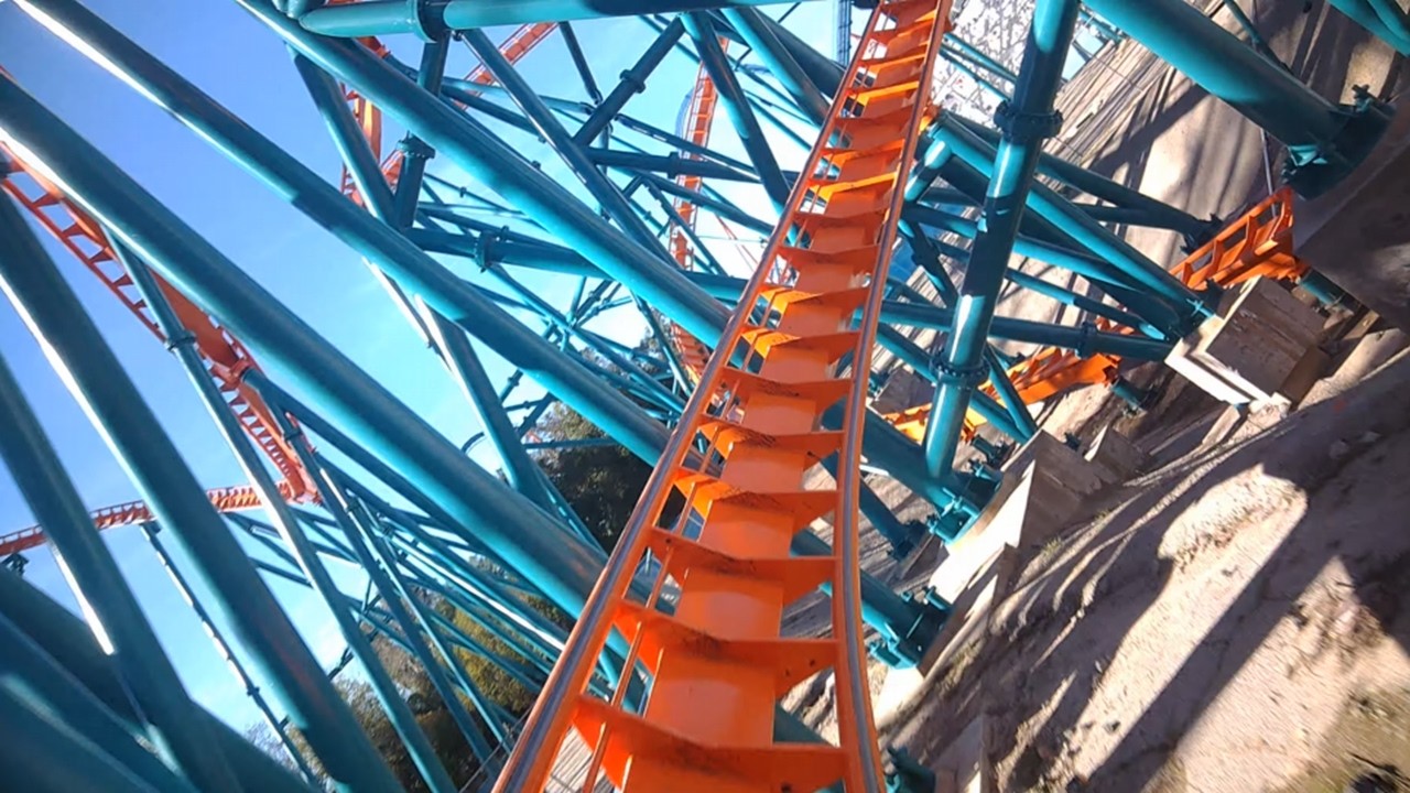 Goliath - Six Flags Magic Mountain - Front Row (4K HD POV) - February 2026