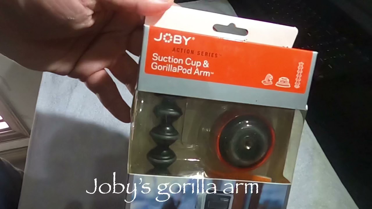 Joby gorilla arm with suction cup