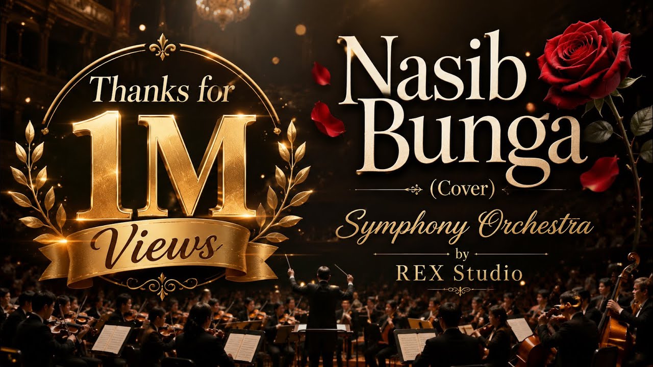 Nasib Bunga - Noer Halimah (Cover) Symphony Orchestra | Lyric Video | DanSyah REX