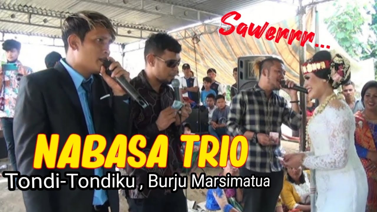 NABASA TRIO  HADIR SUMBANG DUA LAGU MENGHIBUR ACARA PERNIKAHAN ADAT BATAK @Willy_Musik
