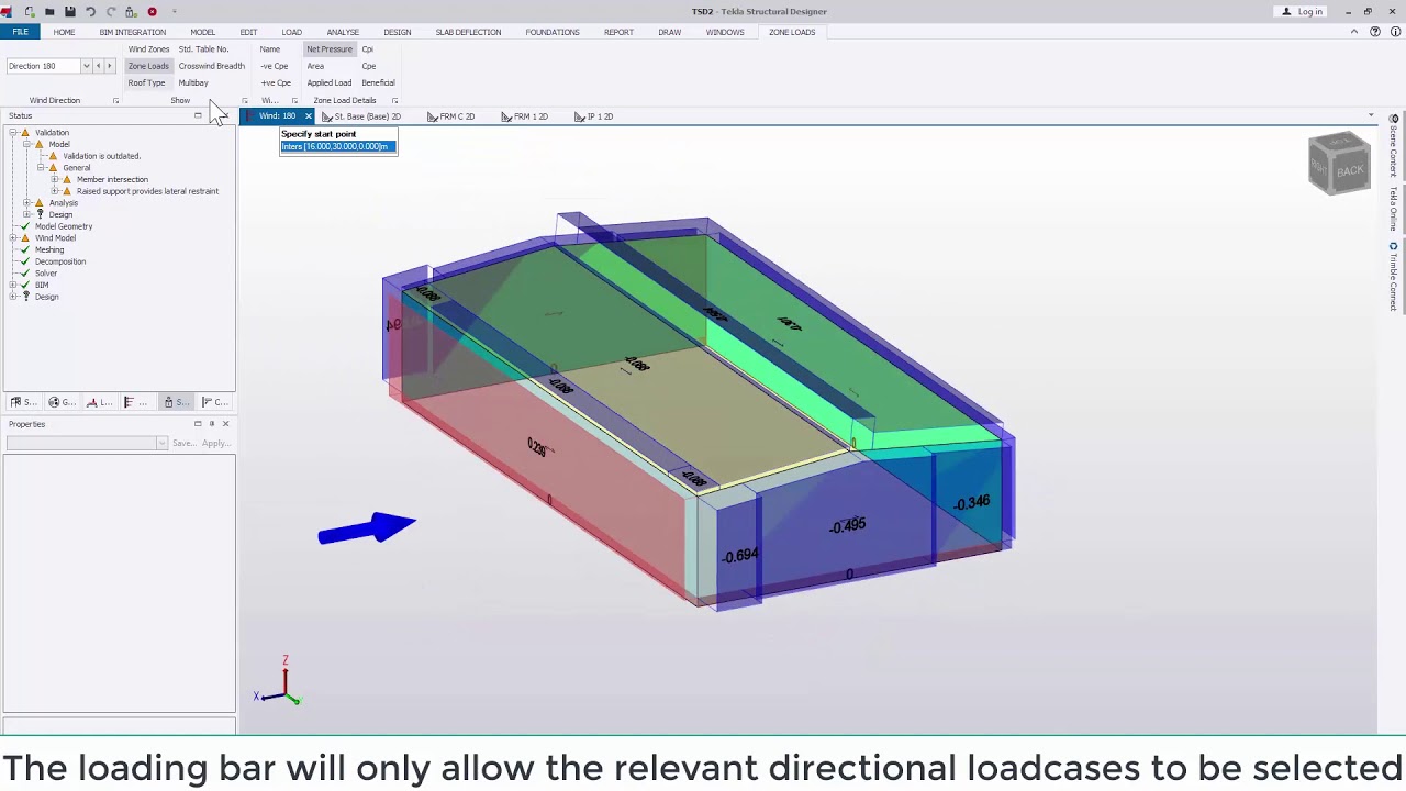Tekla Structural Designer 2020 - Quick start 2 - 3D modelling