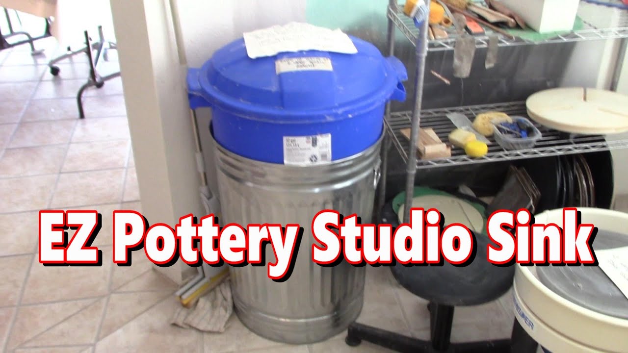 EZ Pottery Studio Sink Build