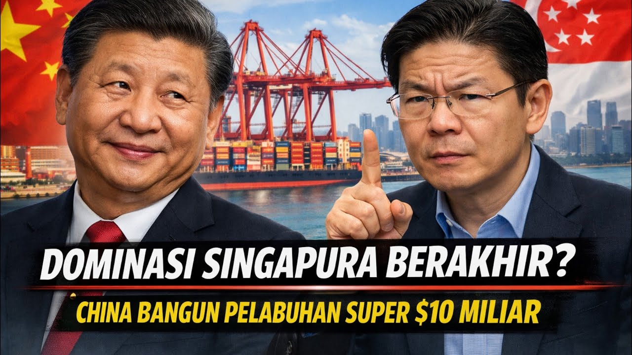 SINGAPURA TERANCAM?! China Bangun Pelabuhan Super $10 Miliar! Dominasi Selat Malaka Berakhir?
