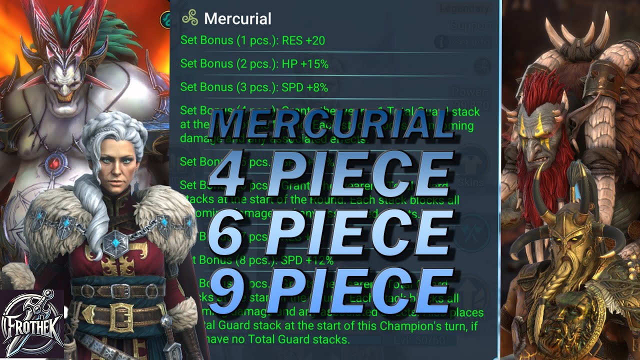 RAID: my thoughts on Mercurial, 4, 6 and 9 piece builds