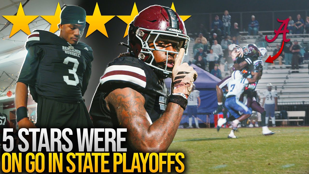 5 Stars Cederian Morgan and This Benjamin Russell Team Might Win The State Championship 👀