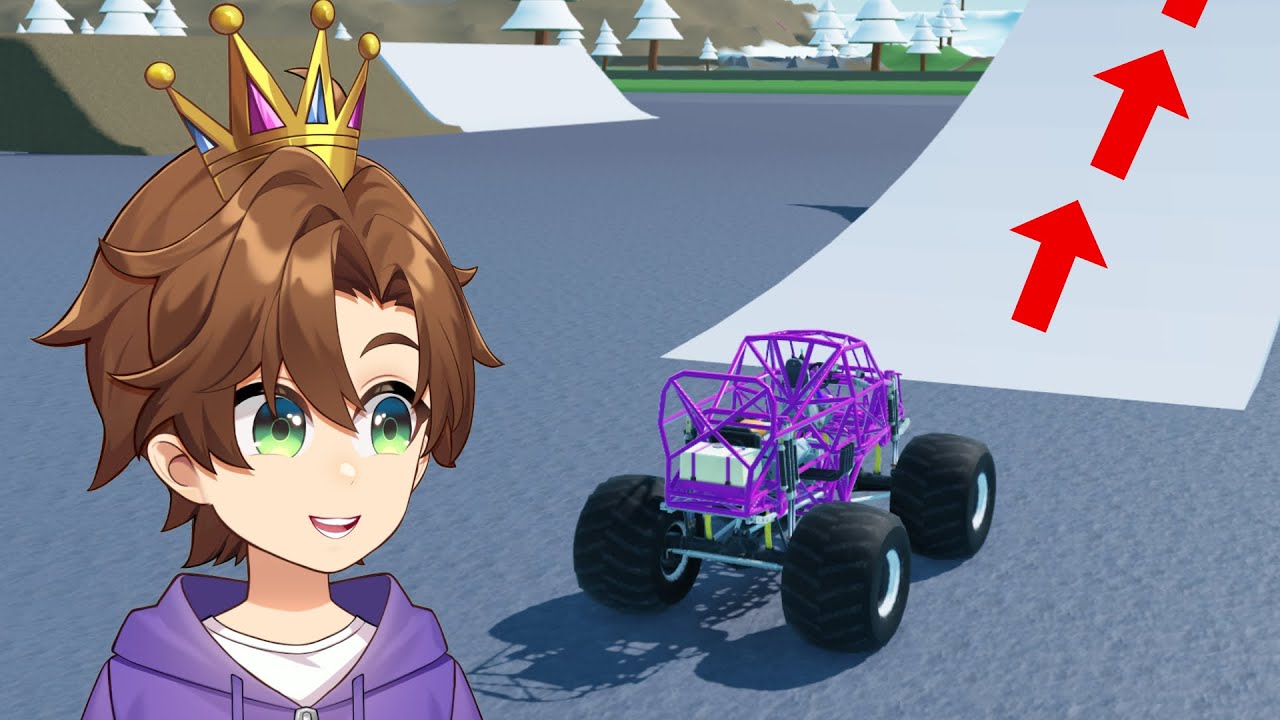 Car Suspension Test BUT I JUMP Of A BIG RAMP on Roblox