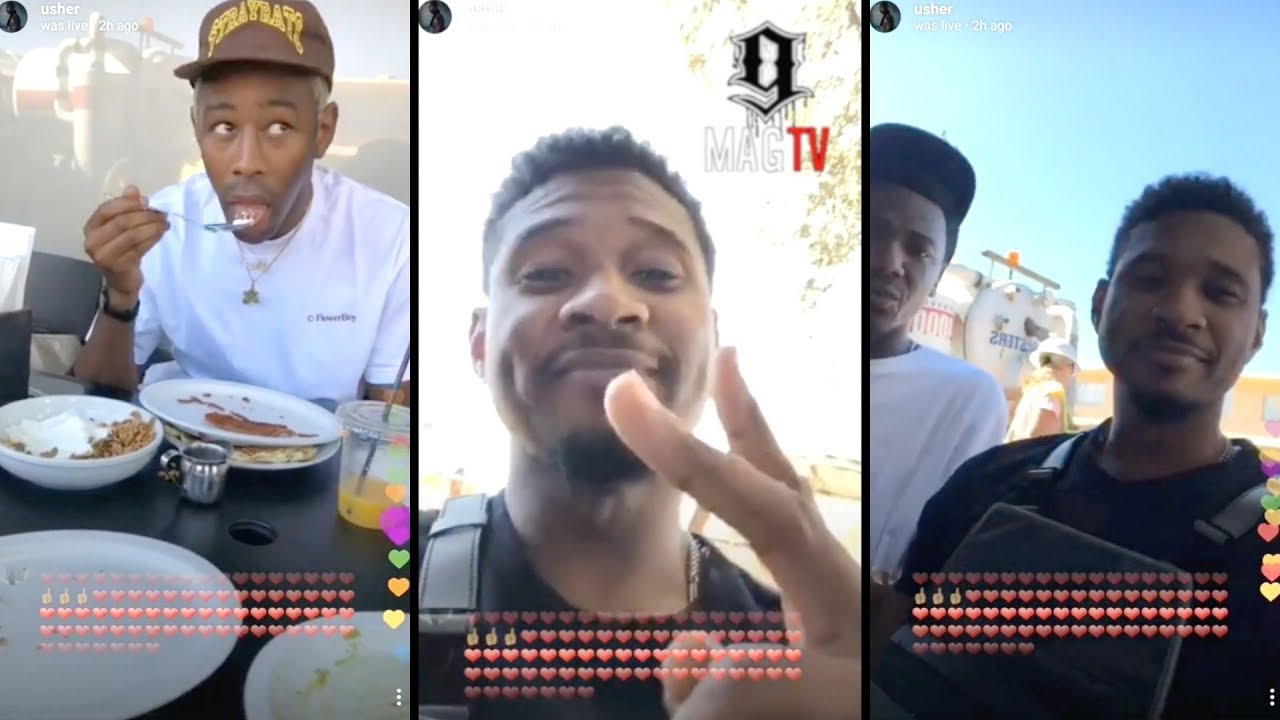 Usher & Tyler The Creator Do Breakfast At 