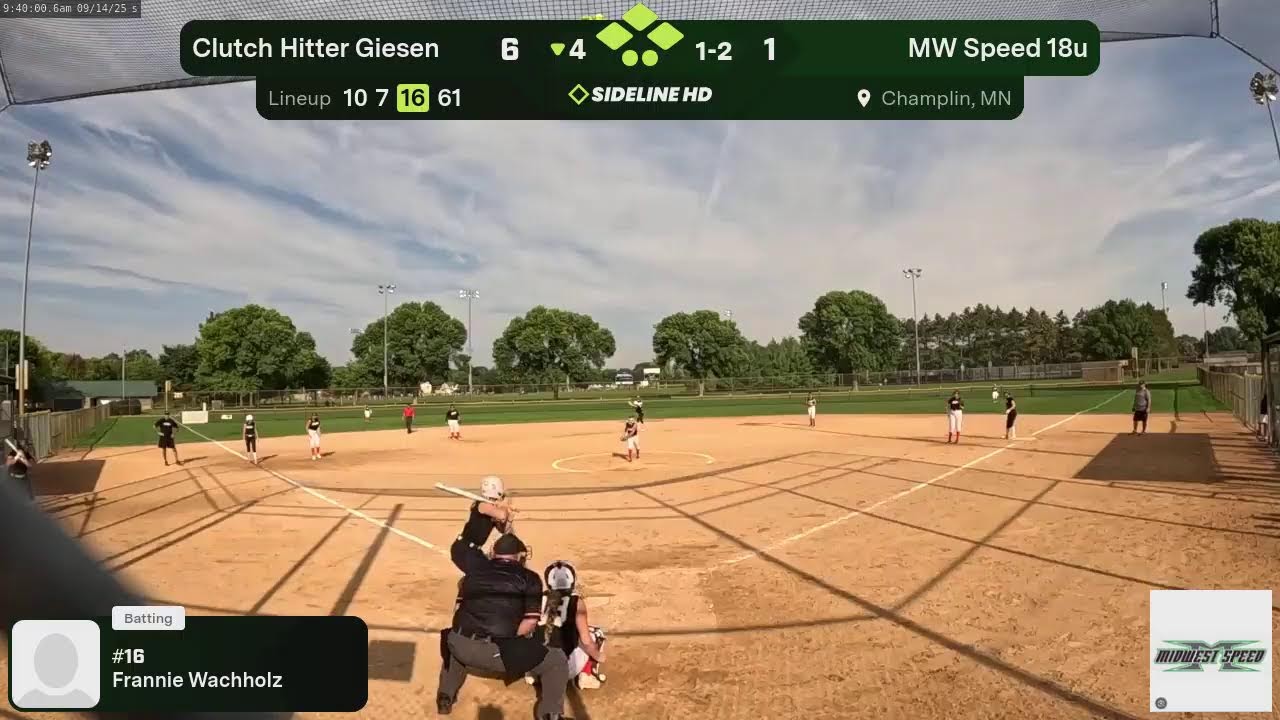 MW Speed 18u vs. Clutch Hitter Giesen (2025.09.14)