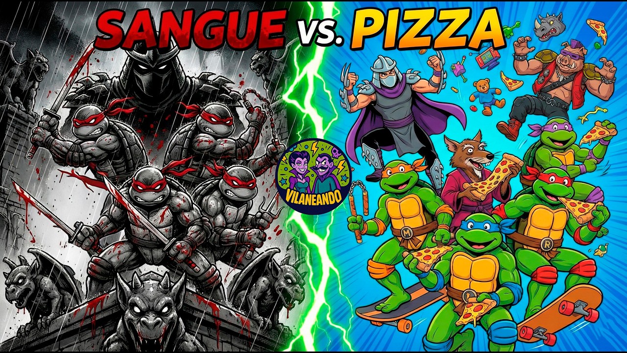 TARTARUGAS NINJA - SANGUE, PIZZA E BILHÕES: A Origem Obscura da franquia!