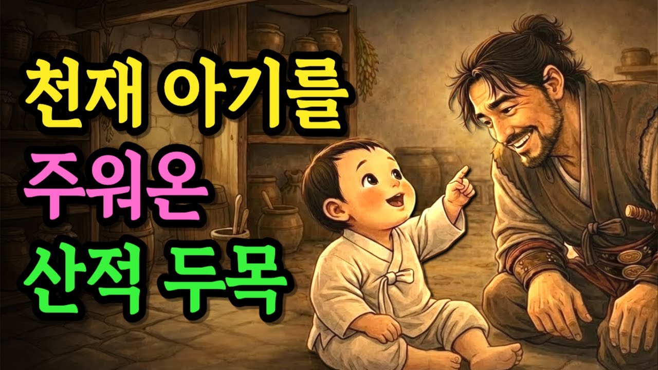 산 속에 버려진 아기를 주워 키운 산적 두목, 그 아이의 정체는? | 야담 옛날이야기 오디오북 수면동화 전설 민담