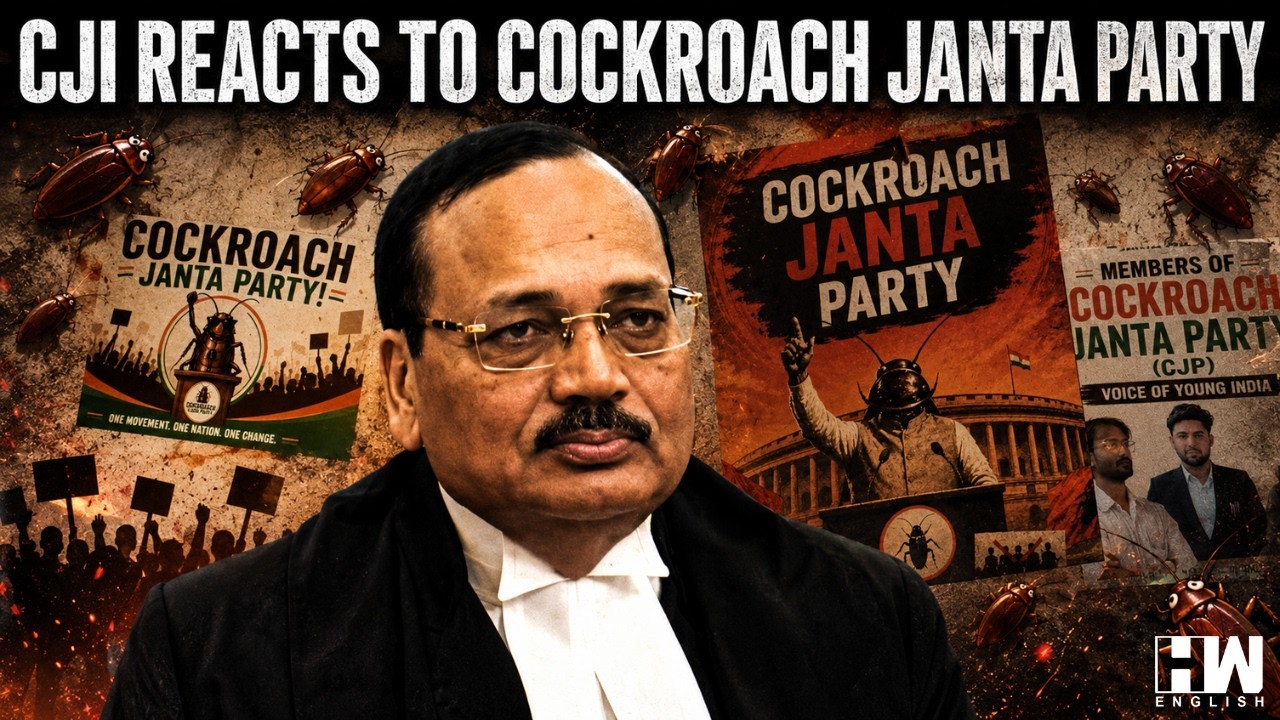 CJI Surya Kant Says &ldquo;Don&rsquo;t Take It So Sentimentally&rdquo; While Hearing PIL On Cockroach Janta Party