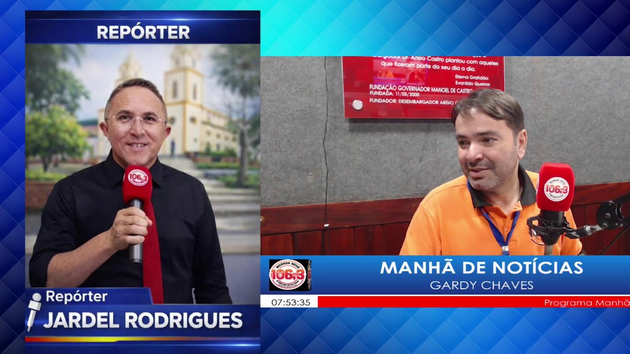 Programa Manhã de Notícias com  Gardy  Chaves - 27.02.2026