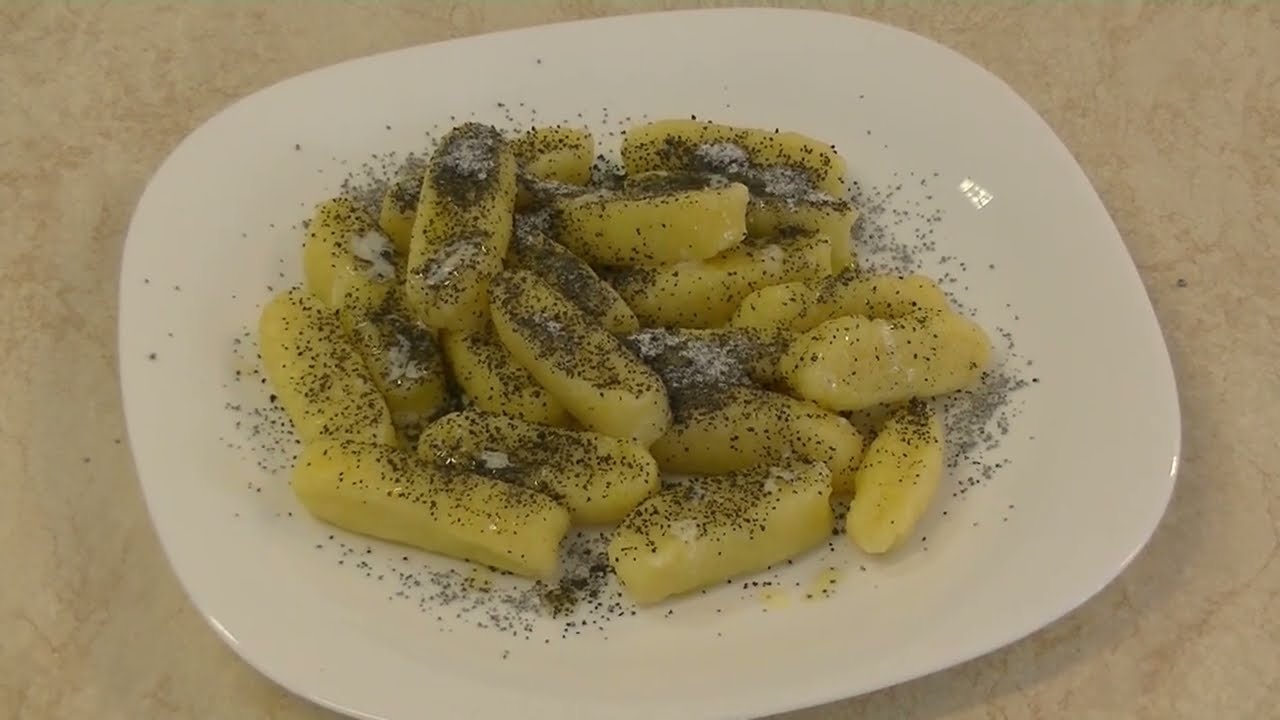 Bramborové šišky s mákem
