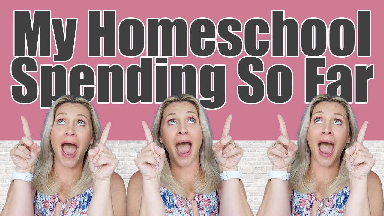 MY HOMESCHOOL SPENDING SO FAR | Real Number Homeschool Budget Secular Homeschool Collab 2023 - 2024