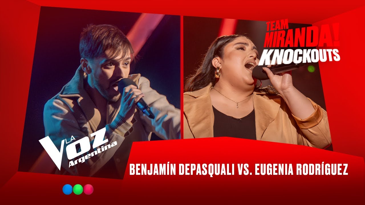 Benjamín Depasquali vs. Eugenia Rodríguez González - Team Miranda! - Knockouts La Voz Argentina 2025