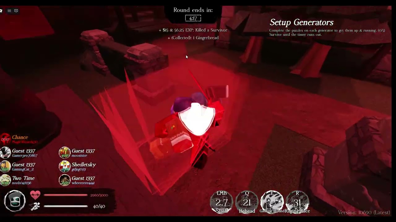 playing forsaken friday the 13th event (: