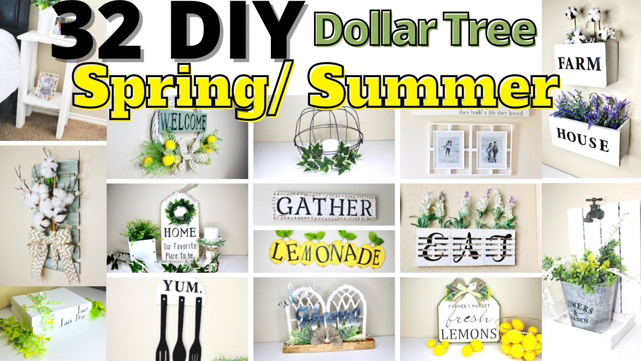 Summer DIY Dollar Tree | DIY Dollar Tree Summer Decor | DIY Summer Decoration Ideas