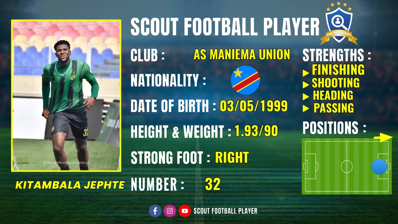 KITAMBALA JEPHTE BATO 🔵 FORWARD 🔵 AS MANIEMA UNION 🔵 BEST OF 2024/25 FHD