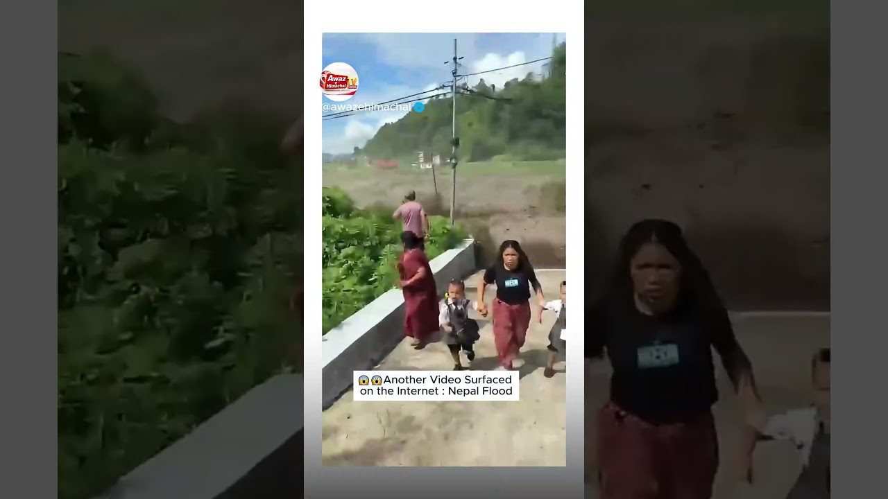 Viral Video😱😱 From Nepal Flood Another Video Surfaced On Internet