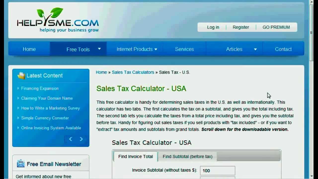 US Sales Tax Calculator