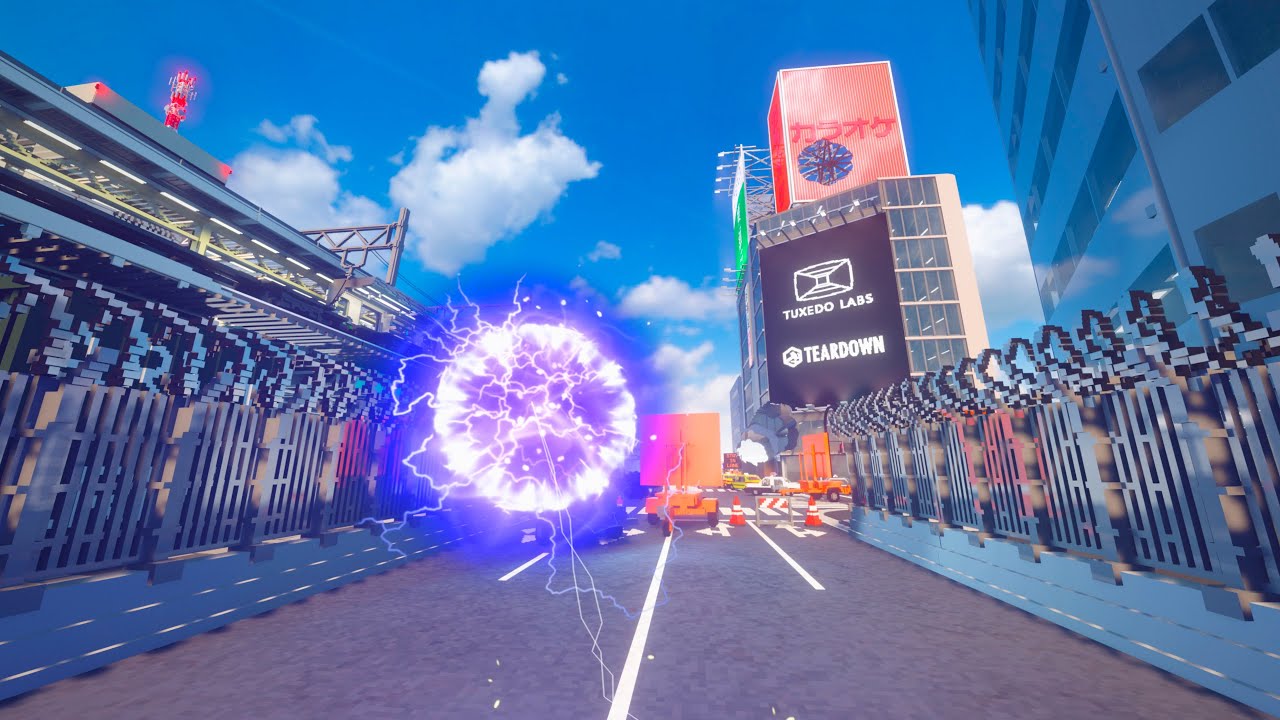 Ball lightning destroys downtown Teardown