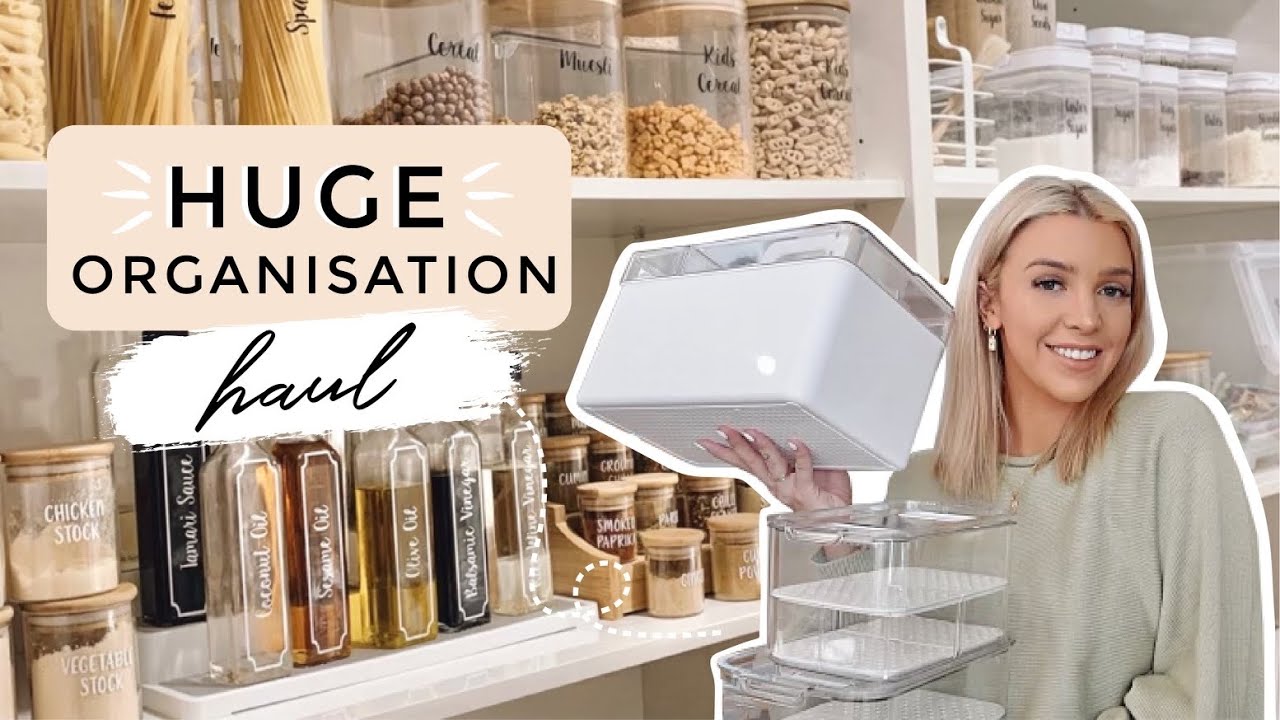HUGE ORGANISATION & STORAGE HAUL!! Organisation products for your whole house/ Steph Pase