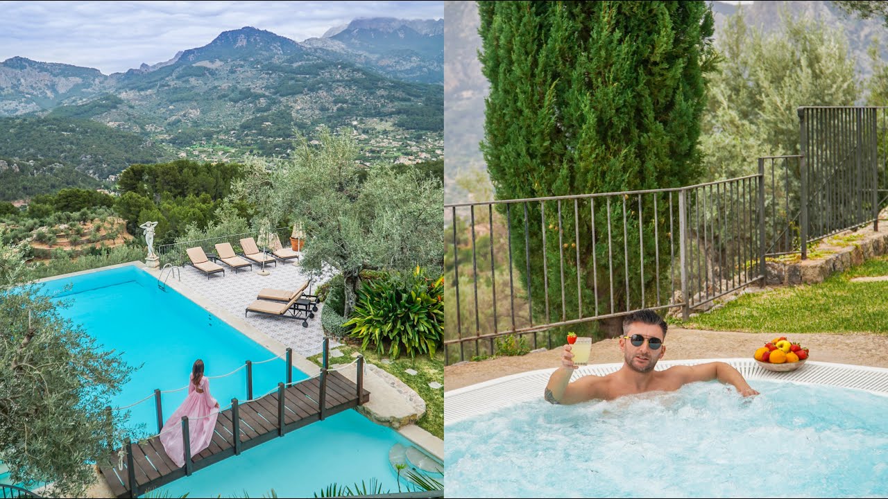 WE STAY IN A LUXURY RETREAT IN MALLORCA!! CA'S XORC LUXURY RETREAT !! TRAVEL VLOG MALLORCA