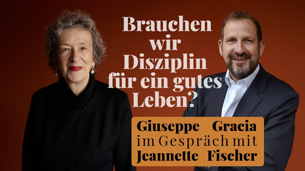 MENSCHENBILDER Jeannette Fischer und Giuseppe Gracia: Braucht es Disziplin für ein gutes Leben?