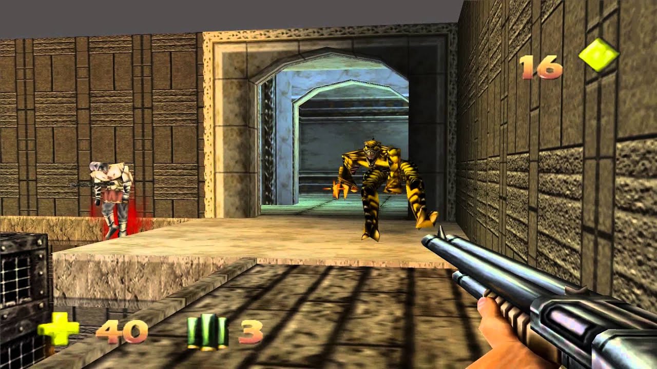 Lets Play Turok 2 - Seeds of Evil (Schwer) (De-M-oN) 10 - Texturentapeten