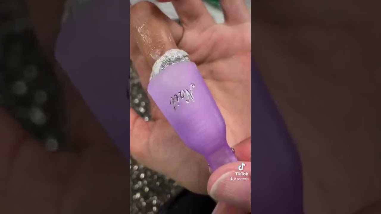 Satisfying Nail Removal Soak Off 💅🏽 💧 #nailart