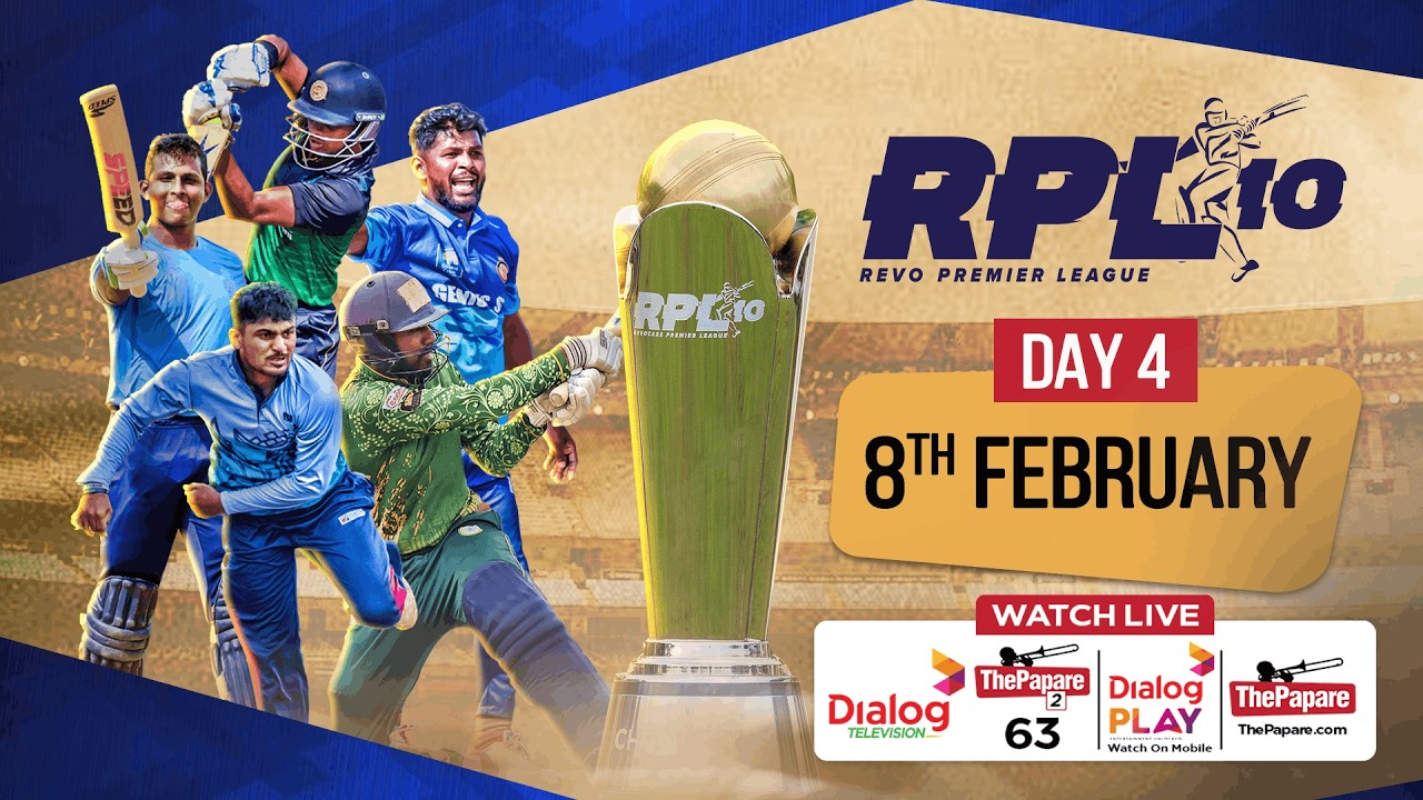 LIVE: Revo Premier League T10 2026 – Group Stage | Day 04